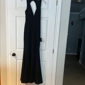 Lulu's Black Backless Maxi Dress